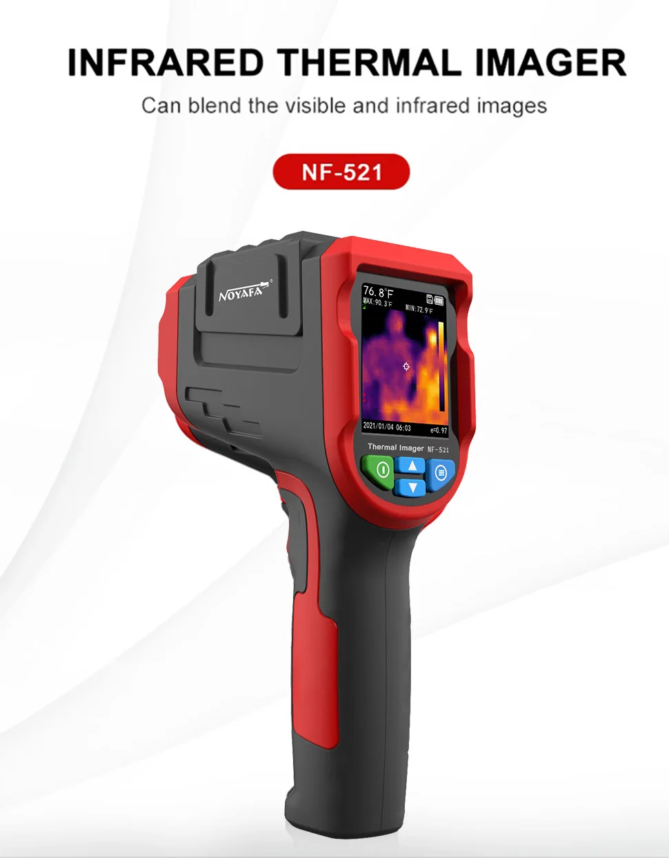 Nf 521 Thermal Imaging Camera - NF-521 Automatische Temperatur-Industrie-Infrarot-Wärmebildkamera -40 ° C~330