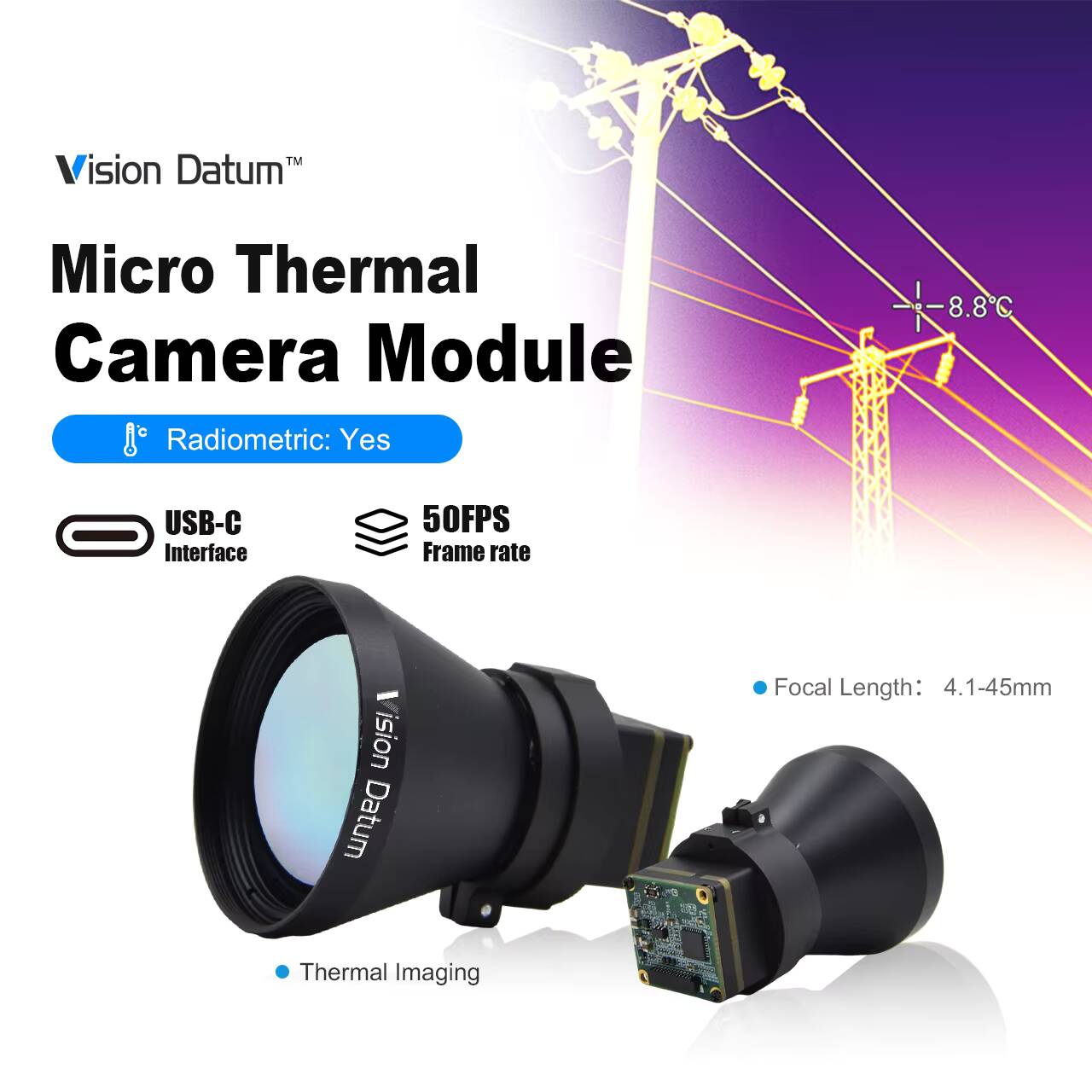 1280X1024 LWIR 12Um Nicht gekü – Thermal Imager Drone Gimbal Bewertung und Preis